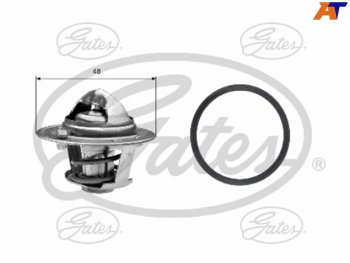 Термостат с прокладкой FORD C-MAXFOCUS IFOCUS IIFOCUS IIIMONDEOMAZDA 2VOLVO C30S40V50 GATES TH25782G1