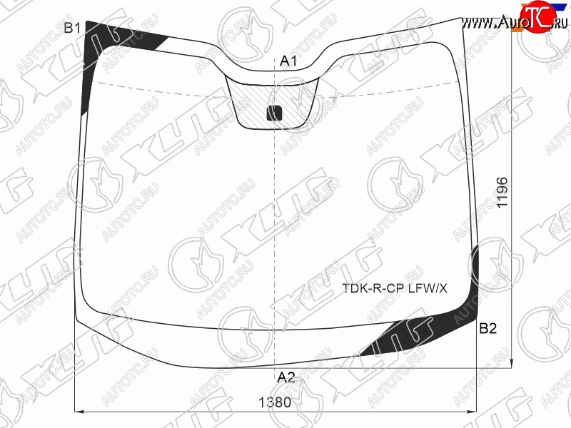 14 299 р. Стекло лобовое Honda Freed 16-  Freed+ 16- XYG TDK-R-CP LFW/X  с доставкой в г. Кемерово