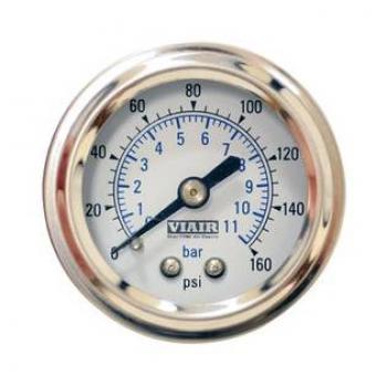Манометр бортовой 2" VIAIR от 0 до 11атм белый VIAIR 90087