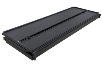 46 379 р. Крышка кузова Toyota Hilux Vigo 2005-2015 трёхсекционная, алюминиевая, черная РИФ pt-h326  с доставкой в г. Кемерово. Увеличить фотографию 7