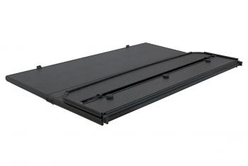 46 379 р. Крышка кузова Toyota Hilux Vigo 2005-2015 трёхсекционная, алюминиевая, черная РИФ pt-h326  с доставкой в г. Кемерово. Увеличить фотографию 3