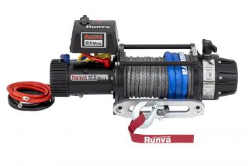 99 289 р. Лебёдка автомобильная электрическая 12V Runva 12500 lbs 5670 кг MAX влагозащищенная, синтетический трос RUNVA ewb12500maxssr  с доставкой в г. Кемерово. Увеличить фотографию 6