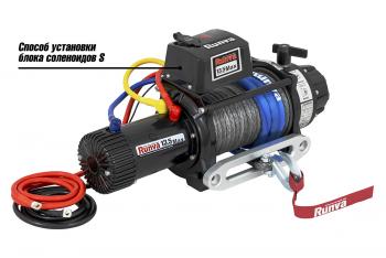 97 599 р. Лебёдка автомобильная электрическая 12V Runva 13500 lbs 6136 кг MAX влагозащищенная, синтетический трос RUNVA ewb13500maxssr  с доставкой в г. Кемерово. Увеличить фотографию 5