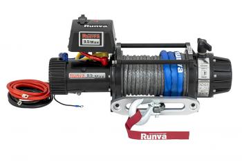 75 019 р. Лебёдка автомобильная электрическая 12V Runva 9500 lbs 4350 кг MAX высокоскоростная, влагозащищенная, синтетический трос RUNVA ewb9500max-q-sr  с доставкой в г. Кемерово. Увеличить фотографию 6