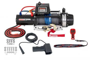 85 999 р. Лебёдка автомобильная электрическая 12V Runva 9500 lbs 4350 кг MAX влагозащищенная, синтетический трос RUNVA ewb9500maxssr  с доставкой в г. Кемерово. Увеличить фотографию 7