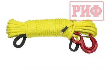Трос для лебёдки синтетический РИФ 10 мм25 м (готовый) РИФ rope10mm25m