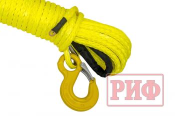 8 709 р. Трос для лебёдки синтетический РИФ 11 мм25 м (готовый) РИФ rope11mm25m  с доставкой в г. Кемерово. Увеличить фотографию 2