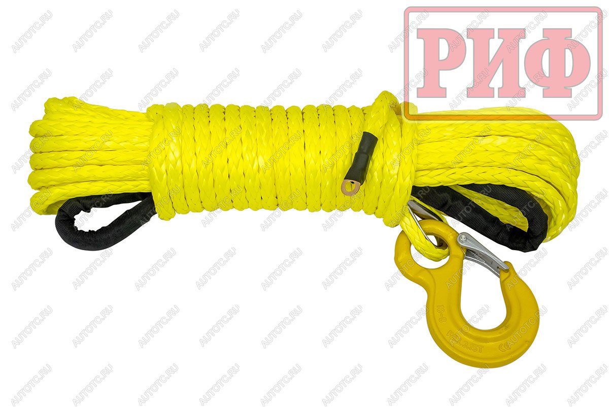 11 669 р. Трос для лебёдки синтетический РИФ 14 мм22 м (готовый) РИФ rope14mm22m  с доставкой в г. Кемерово