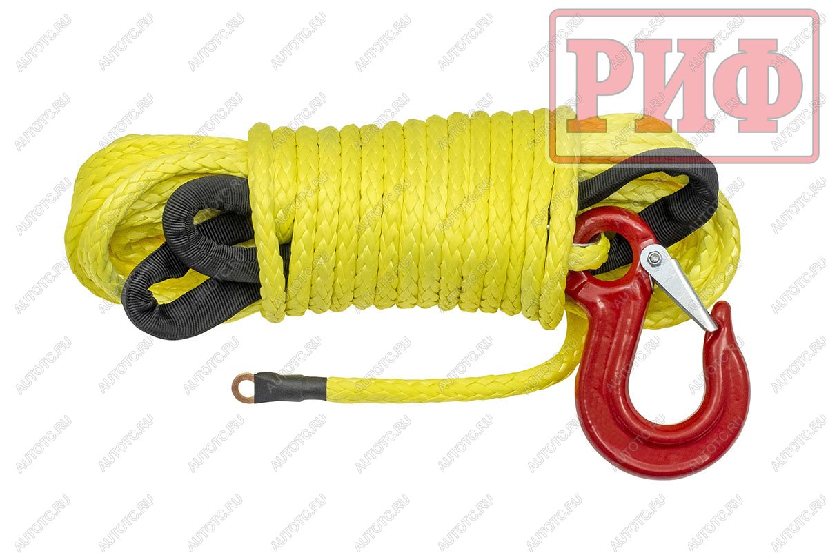 1 759 р. Трос для лебёдки синтетический РИФ 6 мм15 м (готовый) РИФ rope6mm15m  с доставкой в г. Кемерово