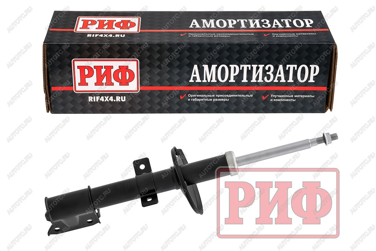 7 199 р. Амортизатор РИФ передний Renault Duster (2010-2022), Nissan Terrano 2014+ штатный OEM 543028126R РИФ sag337sl  с доставкой в г. Кемерово