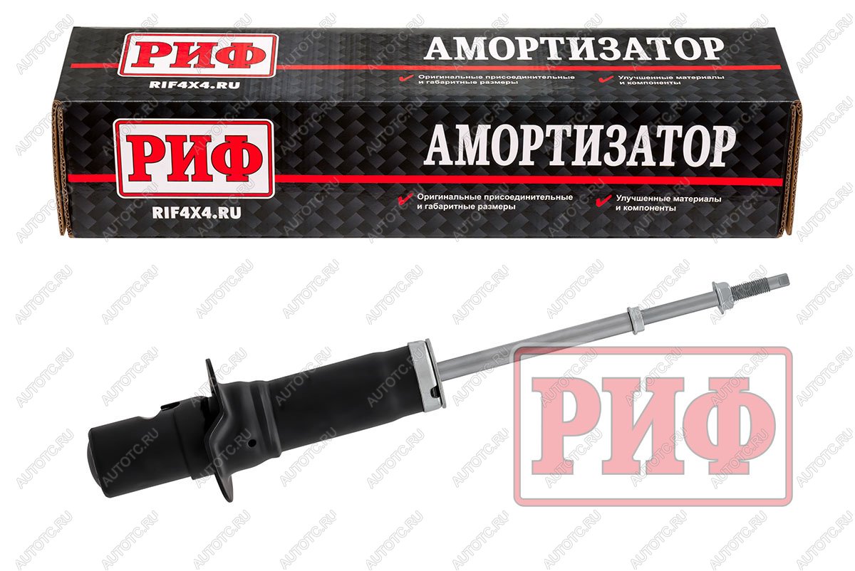 4 949 р. Амортизатор РИФ передний Ssang Yong Rexton 1 и Kyron штатный OEM 44310-08301 РИФ sag331sl  с доставкой в г. Кемерово