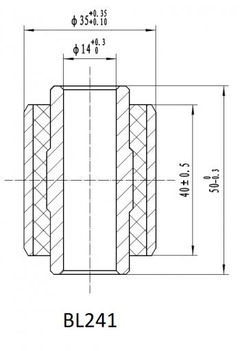 1 329 р. Втулка амортизаторов РИФ SA241, SA245 (с маркировкой 1) РИФ bl241  с доставкой в г. Кемерово. Увеличить фотографию 2