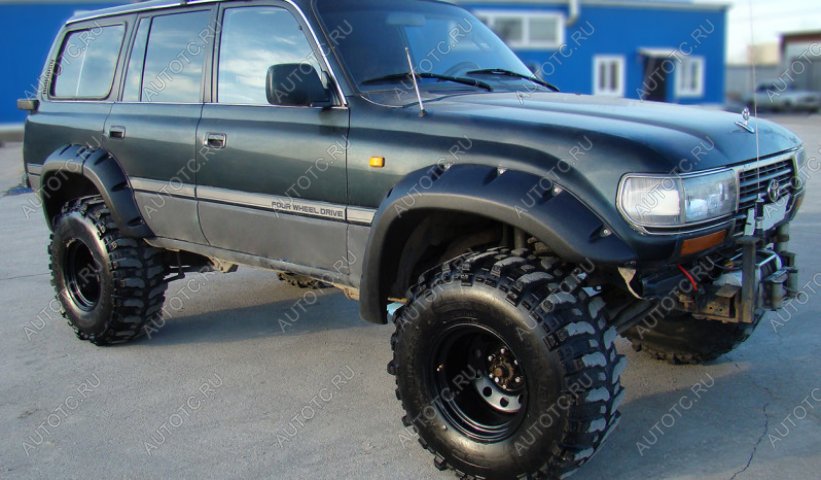 21 449 р. Расширители колёсных арок Toyota Land Cruiser 80 (130 мм) Fenders tlc-82  с доставкой в г. Кемерово