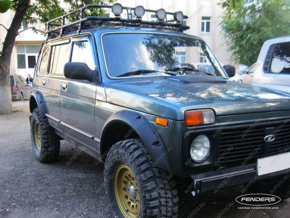 9 249 р. Расширители колёсных арок ВАЗ НИВА 2131 5D под нерезанные арки колёс Fenders ткн-2131с  с доставкой в г. Кемерово