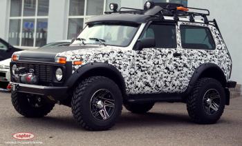8 799 р. Расширители колёсных арок ВАЗ НИВА 2121 3D под нерезанные арки колёс Fenders ткн-21с  с доставкой в г. Кемерово. Увеличить фотографию 2