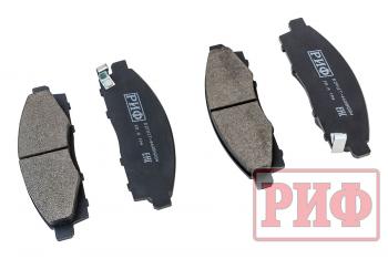 1 489 р. Колодки тормозные передние РИФ Mitsubishi L200 2005+, Pajero Sport 2008-2015 OEM 4605A284, 4605B233, 4605A198 РИФ rifmit-4605a284  с доставкой в г. Кемерово. Увеличить фотографию 4