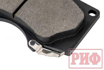1 589 р. Колодки тормозные передние РИФ Toyota LC120,150, Hilux 2005+OEM 04465-35250, 04465-35290 ,Pajero 4 дизель 4605A472, 4605A481 РИФ riftoy-04465-35290  с доставкой в г. Кемерово. Увеличить фотографию 4