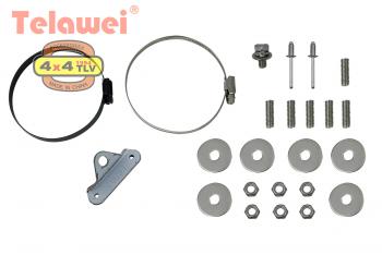 6 069 р. Шноркель Telawei для Toyota Hilux 2015+ 2.8TD (Black Onyx) Telawei 011sat0187d  с доставкой в г. Кемерово. Увеличить фотографию 3