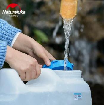 2 619 р. Канистра Naturehike кемпинговая, 24 л. серая Naturehike nh16s012-t-bg24  с доставкой в г. Кемерово. Увеличить фотографию 2