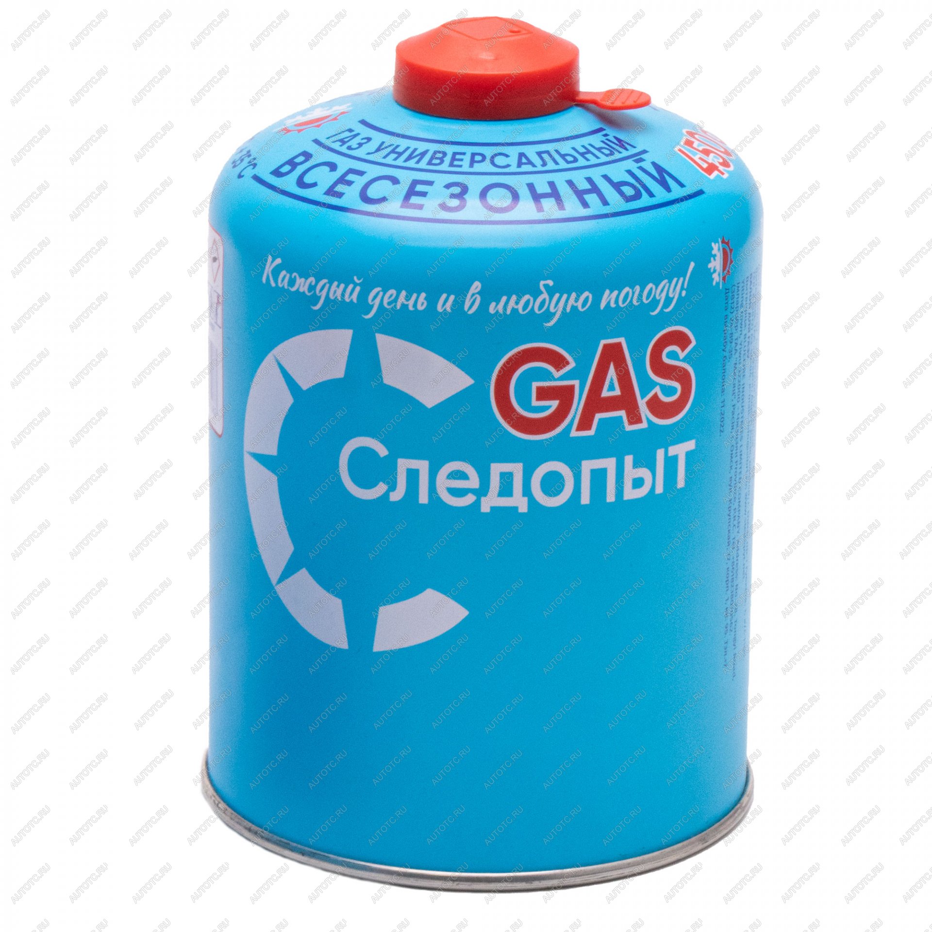 599 р. Баллон газовый резьбовой СЛЕДОПЫТ 450 гр., всесезонный СЛЕДОПЫТ pf-fg-450r  с доставкой в г. Кемерово