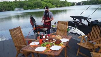 40 899 р. Гриль газовый O-GRILL 500MT bicolor черный-кремовый, с термометром (в комплекте адаптер тип А) O-GRILL 500mt_cream  с доставкой в г. Кемерово. Увеличить фотографию 23