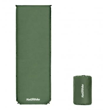 4 899 р. Коврик самонадувающийся Naturehike, 200х63х5 см, зеленый Naturehike nh20dz003-agr  с доставкой в г. Кемерово. Увеличить фотографию 1