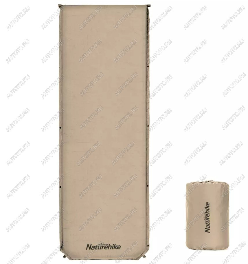 4 899 р. Коврик самонадувающийся Naturehike, 200х63х5 см, хаки Naturehike nh20dz003-kh  с доставкой в г. Кемерово