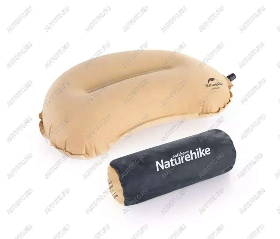1 399 р. Подушка самонадувающаяся Naturehike 45х30х11 см, (Хаки) Naturehike nh20zt006-kh  с доставкой в г. Кемерово