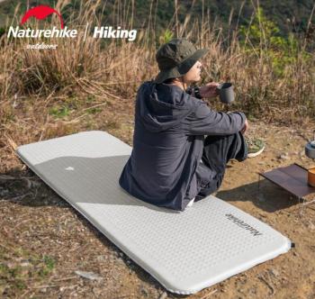 7 799 р. Коврик самонадувающийся Naturehike, 200x65x3 см, синий Naturehike nh21fcd10-bl  с доставкой в г. Кемерово. Увеличить фотографию 3