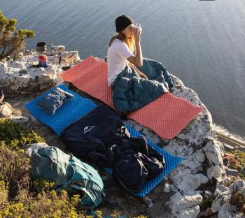 2 259 р. Коврик туристический Naturehike 185х58х1.8 см. IXPE, голубой Naturehike nh19qd008-b  с доставкой в г. Кемерово. Увеличить фотографию 6