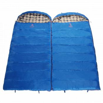 4 749 р. Мешок спальный BTrace Duvet (Правый, СерыйСиний), (ТК: 0C) BTrace s0570  с доставкой в г. Кемерово. Увеличить фотографию 5