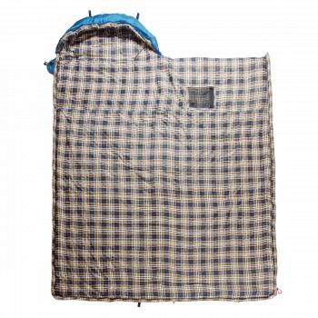 4 749 р. Мешок спальный BTrace Duvet (Правый, СерыйСиний), (ТК: 0C) BTrace s0570  с доставкой в г. Кемерово. Увеличить фотографию 4
