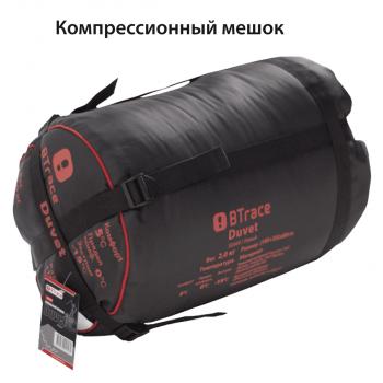 4 749 р. Мешок спальный BTrace Duvet (Правый, СерыйСиний), (ТК: 0C) BTrace s0570  с доставкой в г. Кемерово. Увеличить фотографию 7