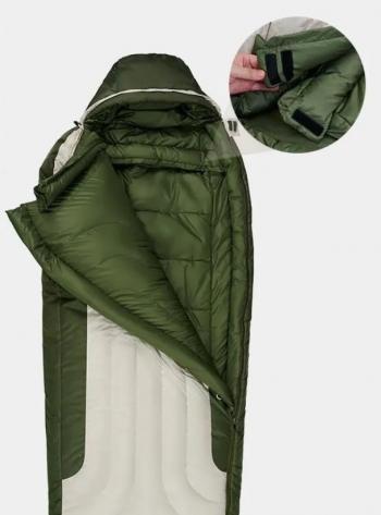 32 979 р. Мешок спальный Naturehike XR750, 226х85 см, (правый) (ТК: -12C), бежево-зелёный Naturehike cnh22sd007-xr750dgr  с доставкой в г. Кемерово. Увеличить фотографию 4
