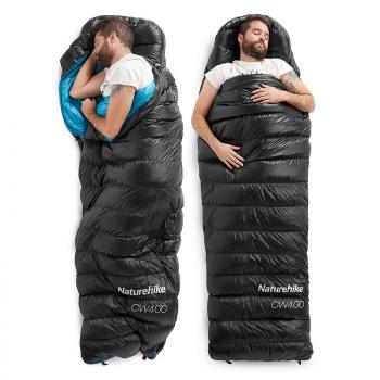 21 949 р. Мешок спальный Naturehike Ultralight CW400 L , 220х85 см, (правый) (ТК: +5C), черный Naturehike nh18c400-d-bll  с доставкой в г. Кемерово. Увеличить фотографию 6