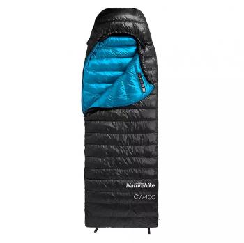 21 949 р. Мешок спальный Naturehike Ultralight CW400 L , 220х85 см, (правый) (ТК: +5C), черный Naturehike nh18c400-d-bll  с доставкой в г. Кемерово. Увеличить фотографию 1