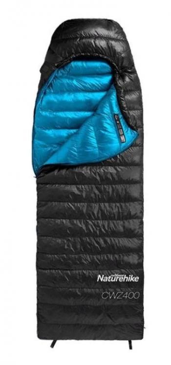 12 999 р. Мешок спальный Naturehike Ultralight CWZ400 L, 220х85 см, (правый) (ТК: +7C), черный Naturehike nh19w400-z-bll  с доставкой в г. Кемерово. Увеличить фотографию 1