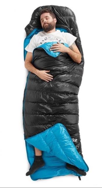12 649 р. Мешок спальный Naturehike Ultralight CWZ400 M, 210х85 см, (правый) (ТК: +7C), черный Naturehike nh19w400-z-blm  с доставкой в г. Кемерово. Увеличить фотографию 3