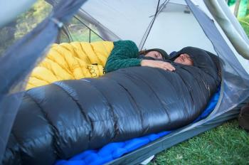 10 899 р. Мешок спальный Naturehike Ultralight CWZ400 M, 210х75 см, (правый) (ТК: +7C), желтый Naturehike nh19w400-z-yem  с доставкой в г. Кемерово. Увеличить фотографию 3