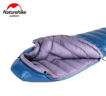 46 249 р. Мешок спальный Naturehike 2019 ULG, 210х80 см, (правый) (ТК: -15C), синий Naturehike nh19yd001-bl1000g  с доставкой в г. Кемерово. Увеличить фотографию 8