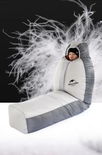 64 999 р. Мешок спальный Naturehike Arctic-17, 200х75 см, (ТК: -17C), серебристый Naturehike nh19yd005-sil1000g  с доставкой в г. Кемерово. Увеличить фотографию 4