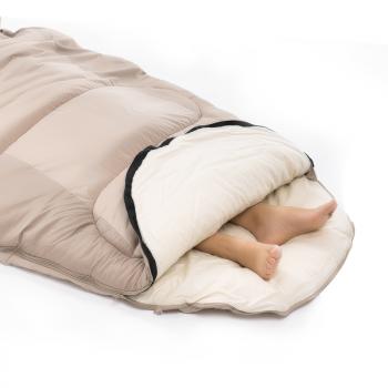10 299 р. Мешок спальный Naturehike Oval PS200, 220х95 см, (левый) (ТК: +9C), серый Naturehike nh20msd03-ps200g-l  с доставкой в г. Кемерово. Увеличить фотографию 4