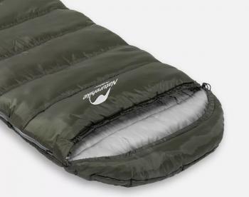 4 269 р. Мешок спальный Naturehike U350, (190х30)х75 см, (левый) (ТК: +1C), темно-зеленый Naturehike nh20msd07-agru350-l  с доставкой в г. Кемерово. Увеличить фотографию 4