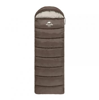 4 289 р. Мешок спальный Naturehike U250, (190х30)х75 см, (правый) (ТК: +6C), коричневый Naturehike nh20msd07-gre250  с доставкой в г. Кемерово. Увеличить фотографию 1