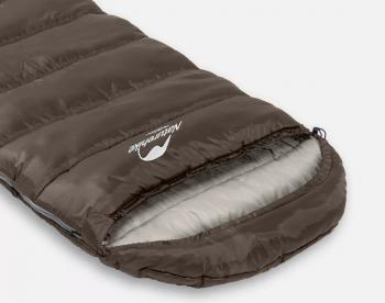 5 219 р. Мешок спальный Naturehike U250S, (190х30)х75 см, (левый) (ТК: 0C), коричневый Naturehike nh20msd07-gre250s-l  с доставкой в г. Кемерово. Увеличить фотографию 5