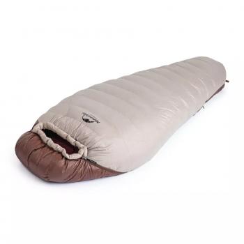 27 459 р. Мешок спальный Naturehike SnowBird, 220х85 см, XL (1090G), (правый) (ТК: -7C), серыйкоричневый Naturehike nh20yd001-sbr1090  с доставкой в г. Кемерово. Увеличить фотографию 3