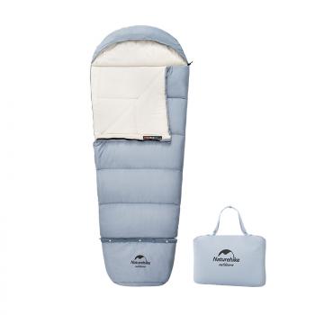6 299 р. Мешок спальный Naturehike Compact C180, 190х75 см, (правый) (ТК: +12C), Синий Naturehike nh21msd01-c180bl  с доставкой в г. Кемерово. Увеличить фотографию 1