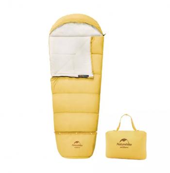 Мешок спальный Naturehike Compact C180, 190х75 см, (правый) (ТК: +12C), Желтый Naturehike nh21msd01-c180ye