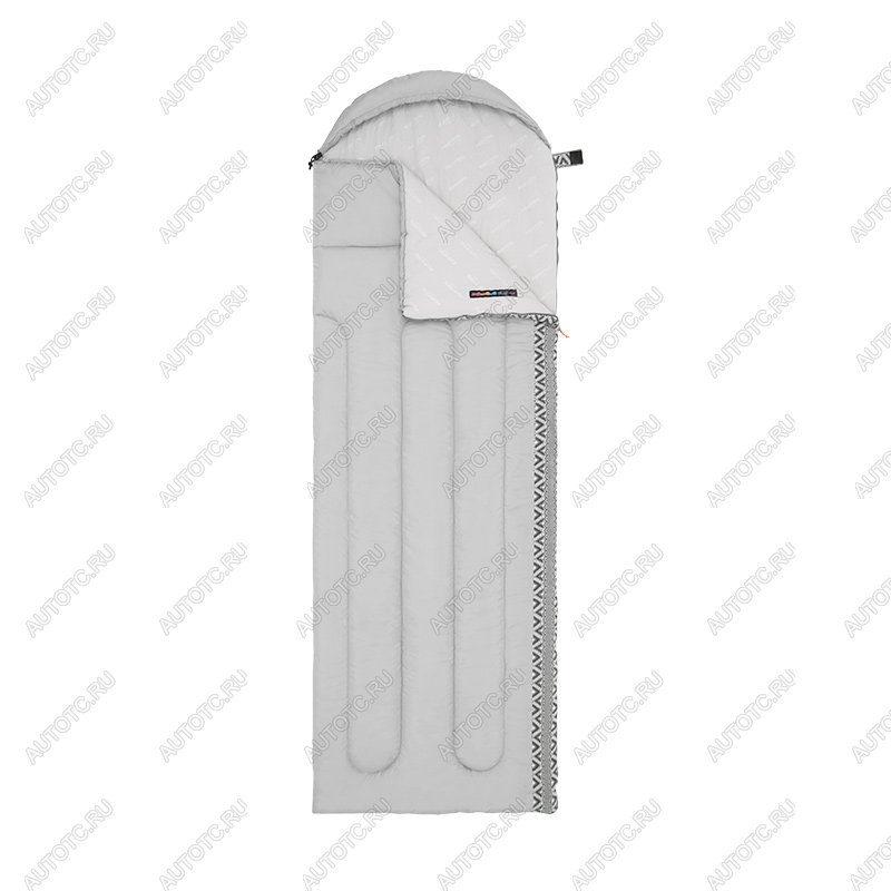 4 919 р. Мешок спальный Naturehike Envelope Down L 250, (190+30)x75 см, (левый) (ТК: +9C), серый Naturehike nh21msd07-gl250-l  с доставкой в г. Кемерово