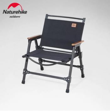 8 999 р. Кресло туристическое Naturehike, складное черное, нагрузка до 120 кг Naturehike nh21jj002-bl  с доставкой в г. Кемерово. Увеличить фотографию 1